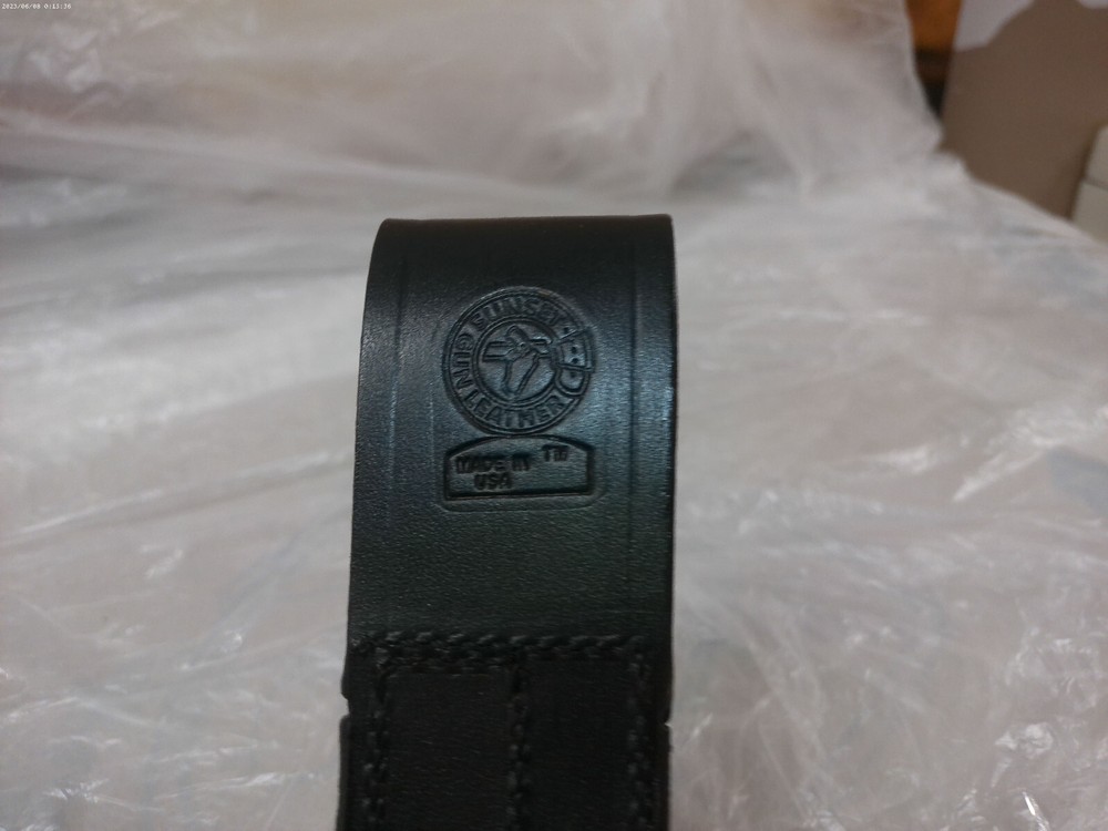 sunset gun leather case pencil case