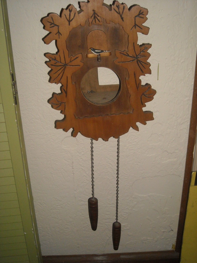 Sessions electric cuckoo clock case used