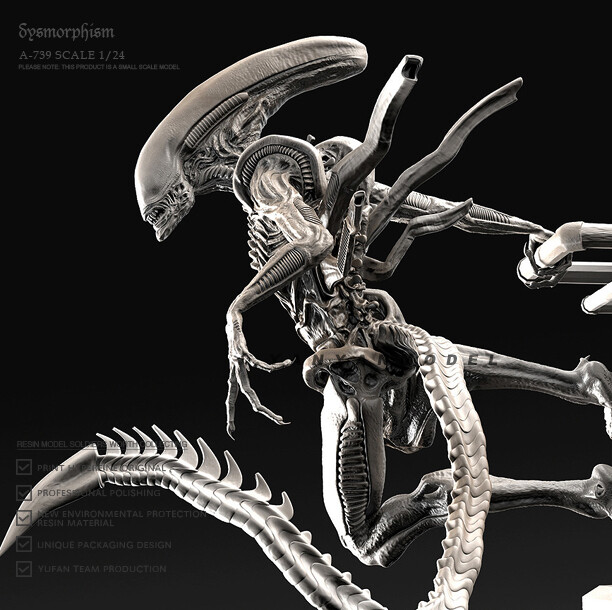 1/35 resin figures model Interstellar alien unassembled unpainted