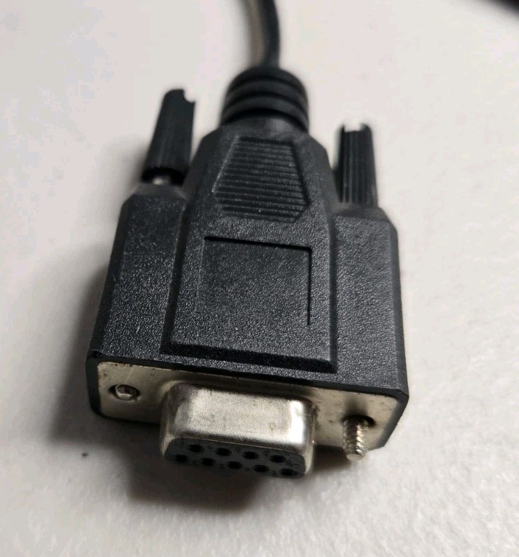 Copartner E119932 LL84201 Parallel Port Single Female End Black Computer Cable