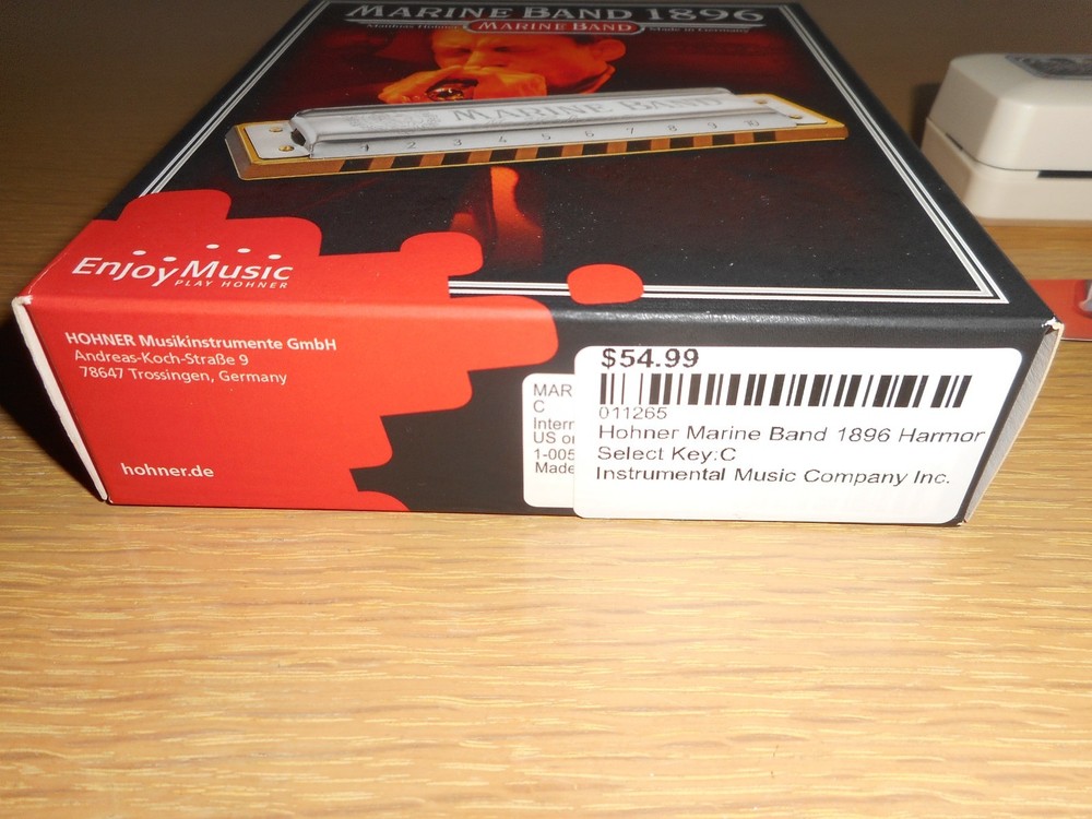Hohner Marine Band 1896 Key C Harmonica