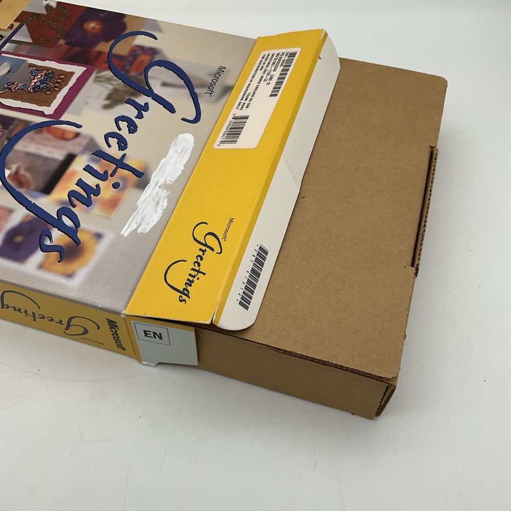 Microsoft Greetings v. 2001 Software, 2 Disc Set In Big Box