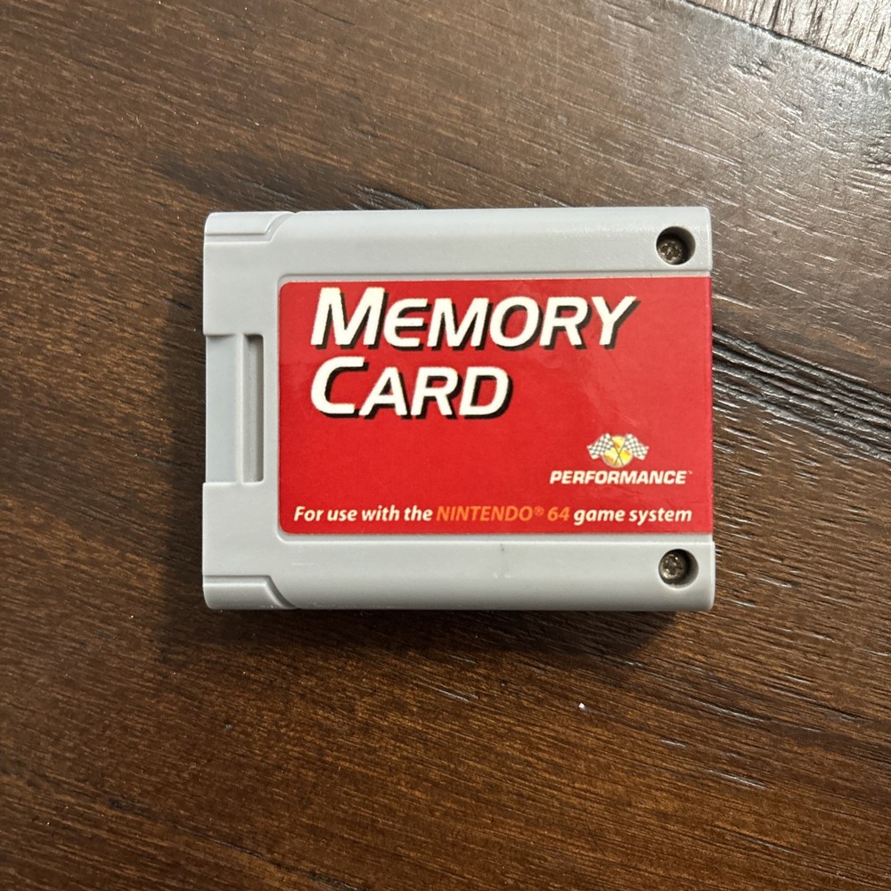 Nintendo 64 N64 Memory Card by Performance P-302