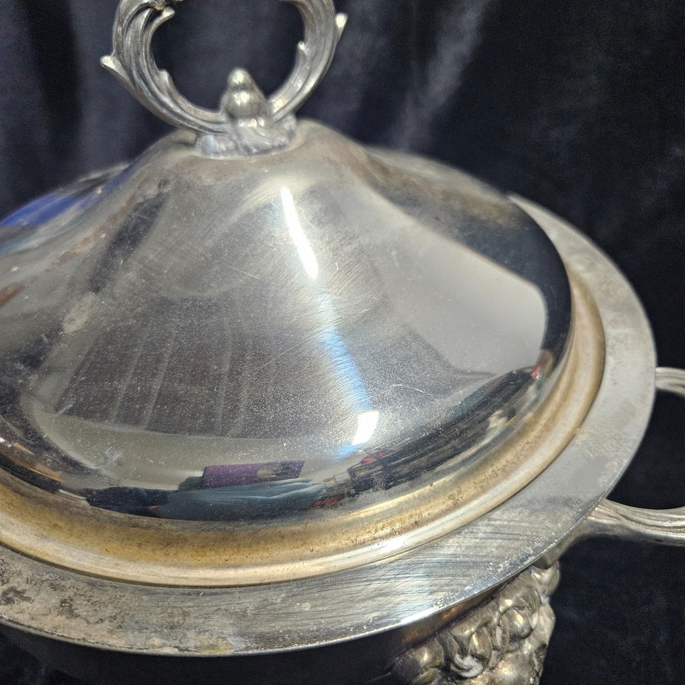 Vintage Silver Plated Chafing Dish