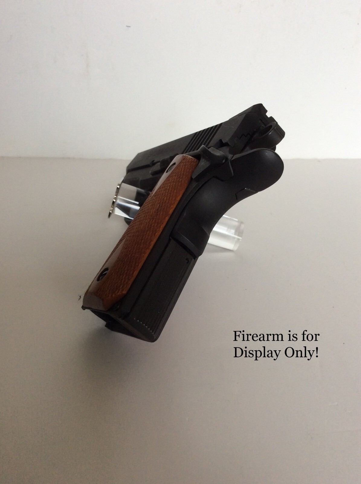 Handgun Firearm Gun Safe Shelf Display Rod - GLOCK Chrome 7/8" by 1" Topper