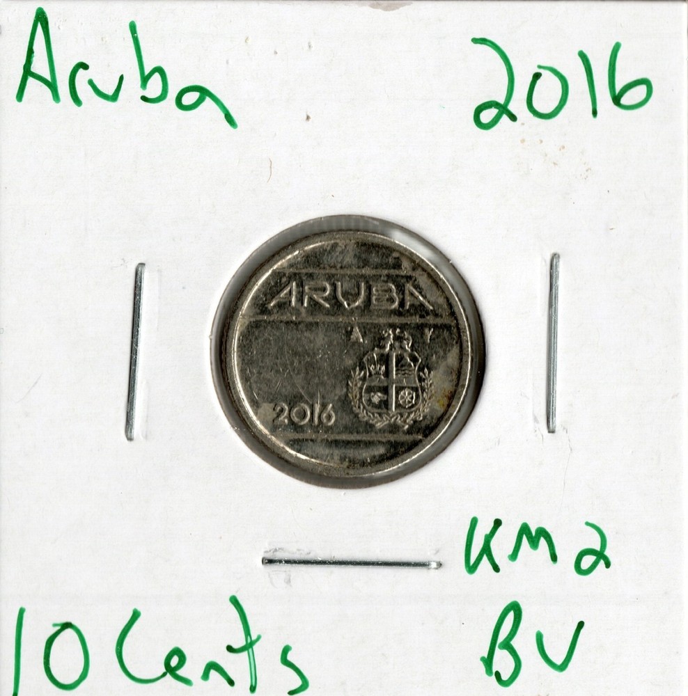 Coin Aruba 10 Cents 2016 KM2