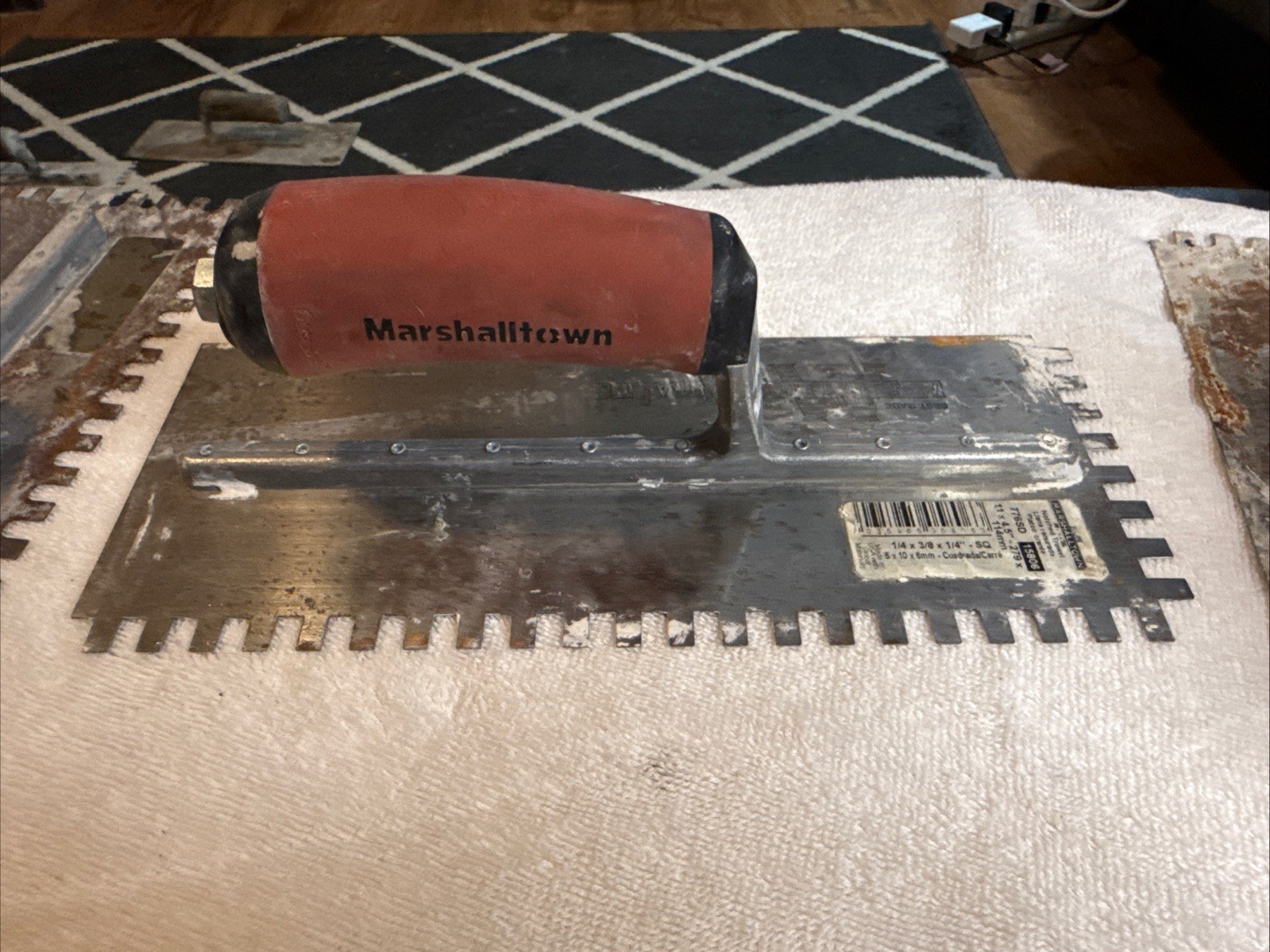 X5 Marshalltown Notched Trowels with Durasoft Handle & Different sizes