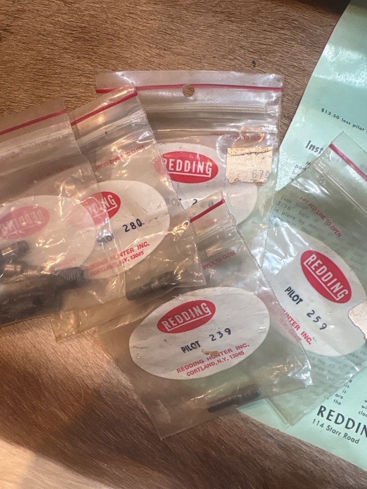 REDDING MODEL 13 MASTER CASE TRIMMER w ACCESSORIES. BOX & DIRECTIONS.