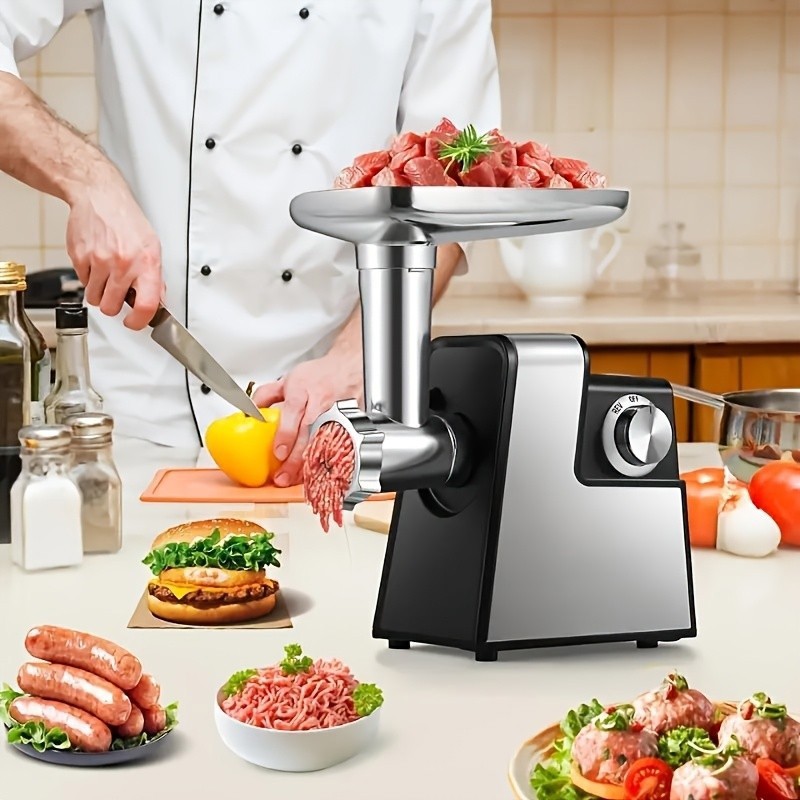 Heavy Duty 3000W Commercial Electric Meat Grinder Sausage Maker Mincer Stuffer
