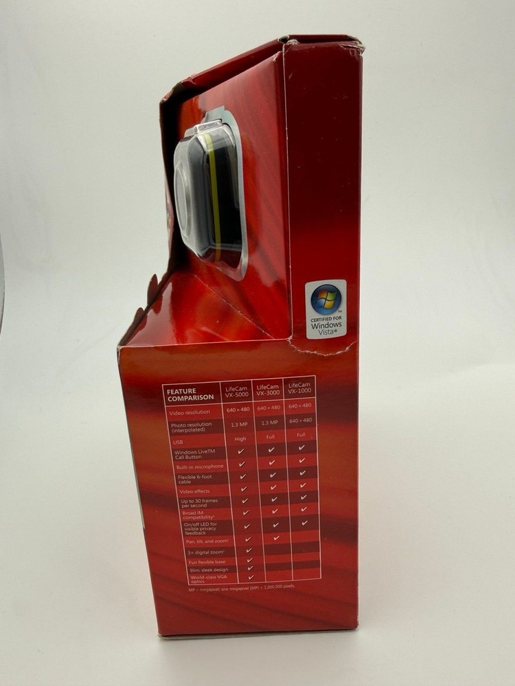 MICROSOFT LIFECAM VX-5000 WEB CAM World Class VGA Optics