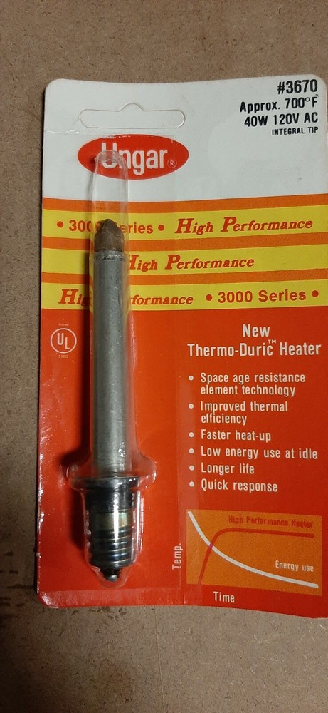 Ungar 3670 High Performance Soldering Iron Element 40 Watts 120 VAC