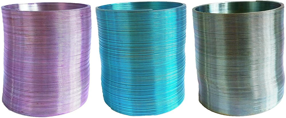 Toysmith 2 Inch Metal Spring ( single item, assorted tints)