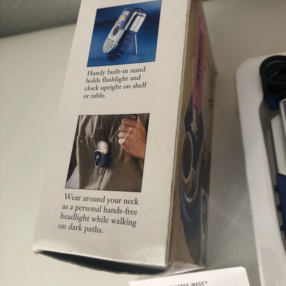 Sharper Image "Flash Xtreme" Krypton Light & Clock