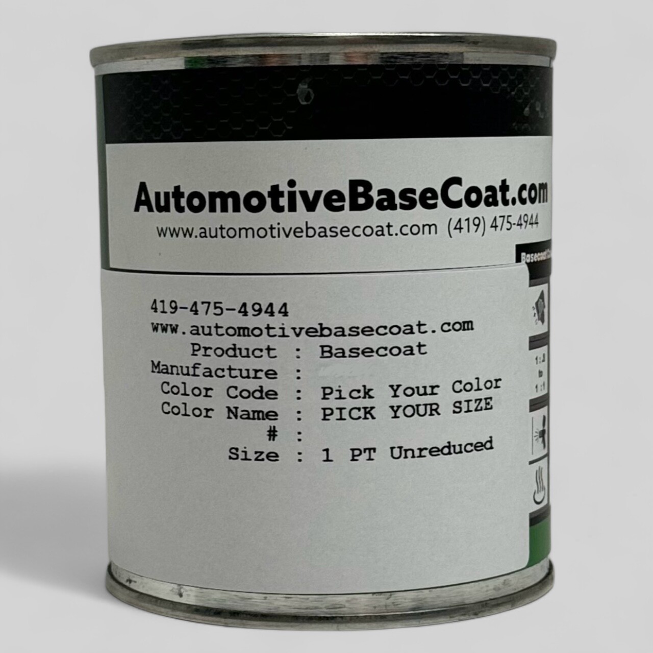 Chrysler PWL White Gold BASECOAT PAINT (PICK YOUR SIZE PINT, QUART OR GALLON)