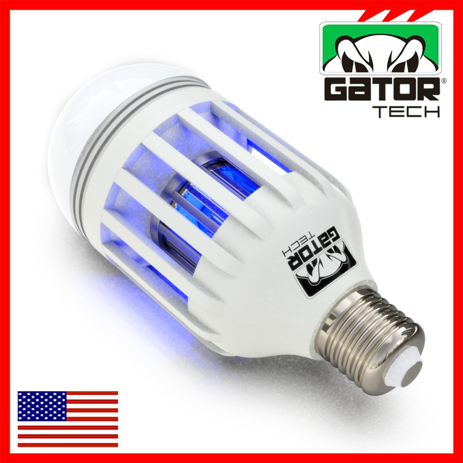 Insect Bug Mosquito Zapper Light Bulb Fly Trap Killer Indoor Outdoor UV Led Lamp