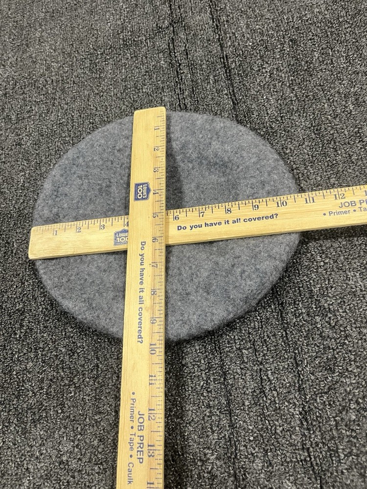 Just Fab Gray Beret 100% Wool