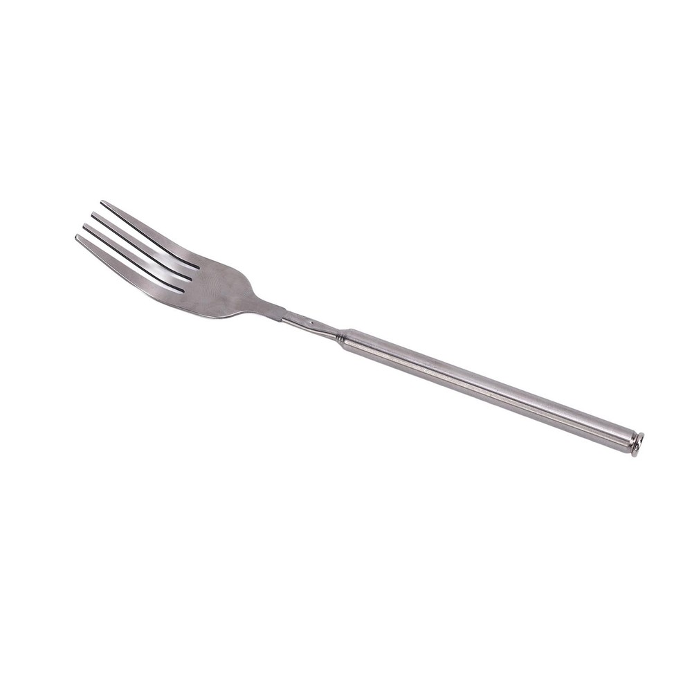 Extendable Fork Stainless Steel Long Handle Telescopic Fork For BBQ Dinner