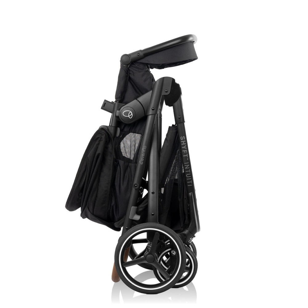 Evenflo Shyft Intuiti Travel System Stroller, Gray Folding, Adjustable Handles
