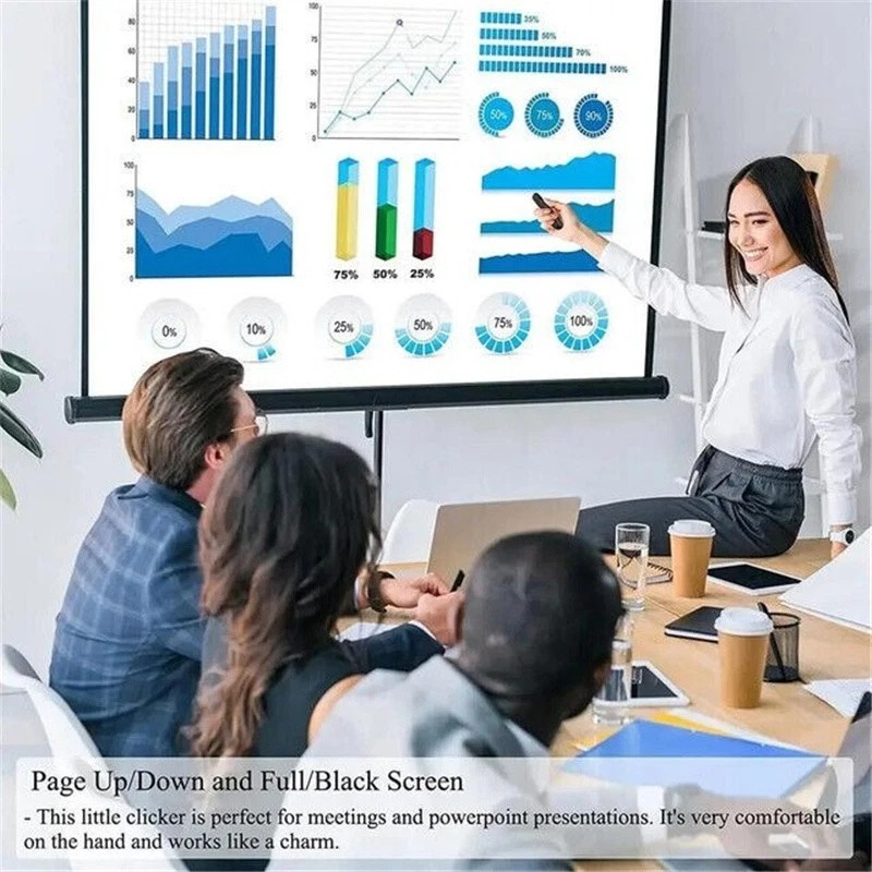 Presentation Wireless Presenter Remote Powerpoint Laser Pointer Clicker Gifts