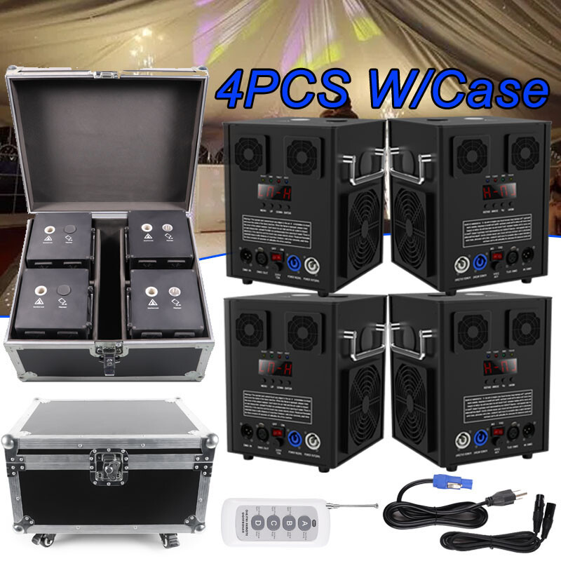 4X 700W Cold Spark Machine Firework Stage Effect DMX Wedding with Flight Case US