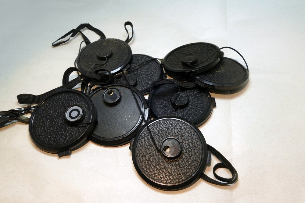 55mm Front lens Cap for Hexar AR - snap on type - with keeper string