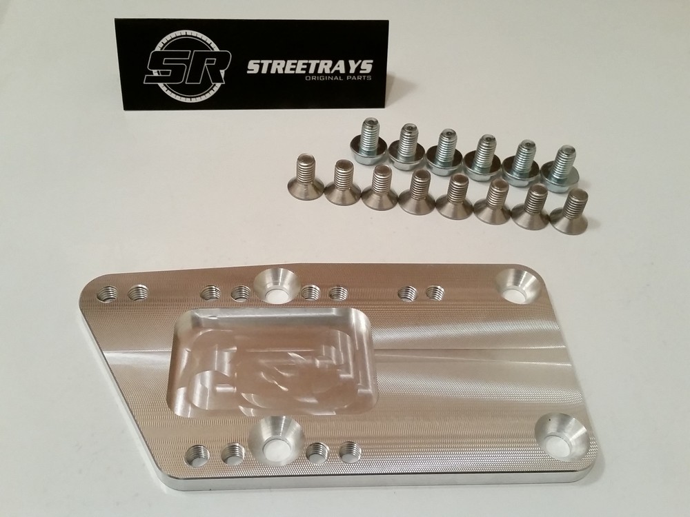 SR Billet Engine Swap Bracket SBC LS Conversion Motor Mount Adjustable Plate LS1