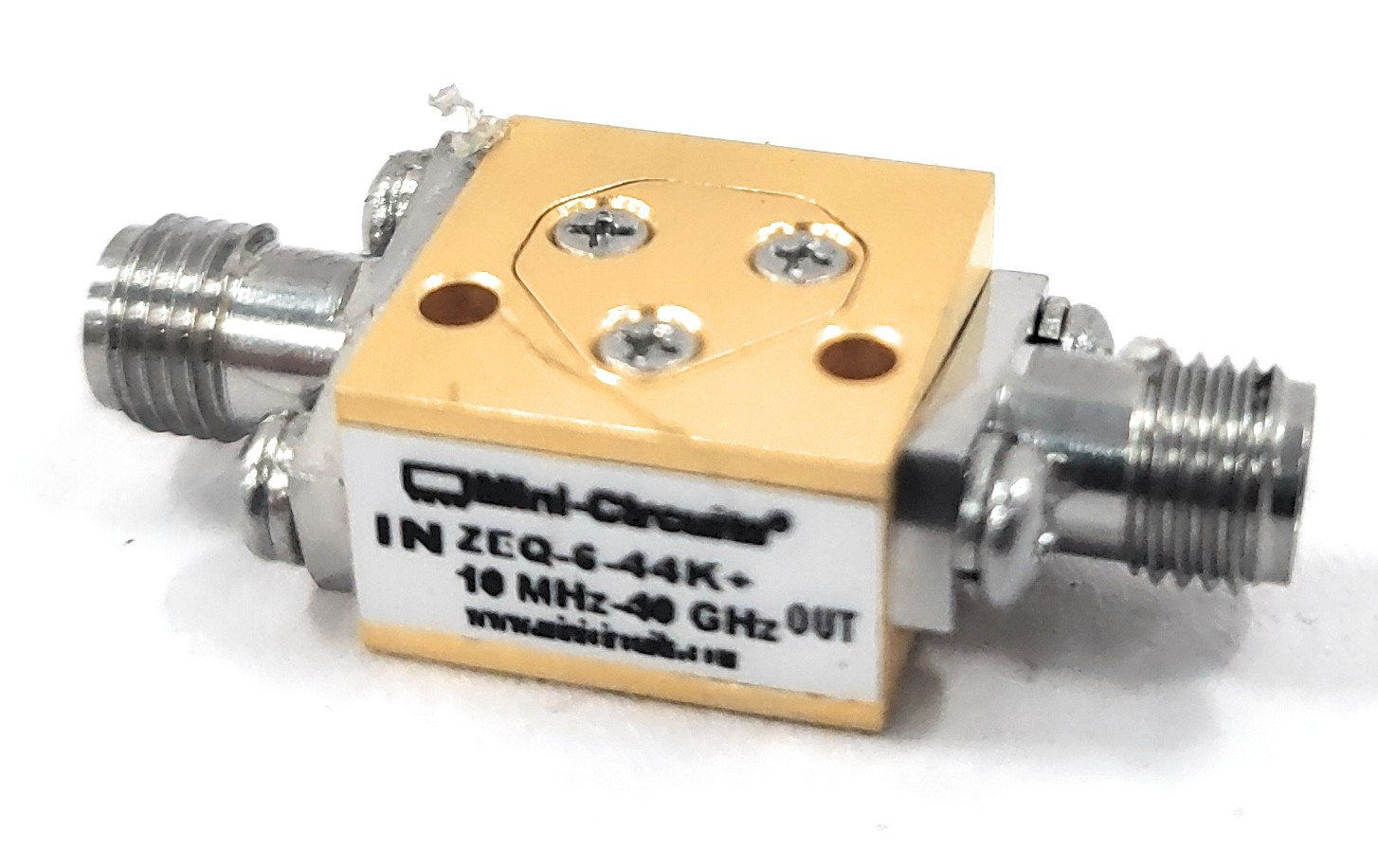 Mini-Circuit ZEQ-6-44K+ DC to 40 GHz Broadband Slope Equalizer 2.92 mm Female