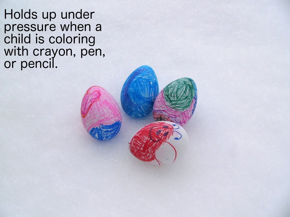 Dyeable Decorating Easter Eggs, 24-Pack