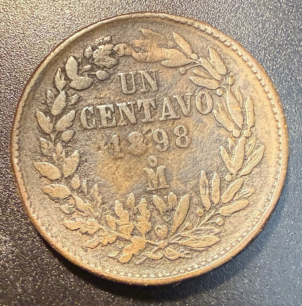 1898 Mexico Un Centavo