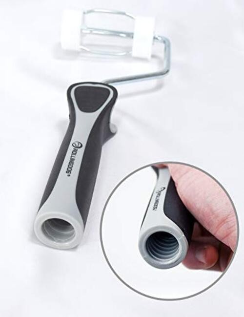 3 Inch Paint Roller - Small Paint Roller Microfiber 3pc paint roller orange