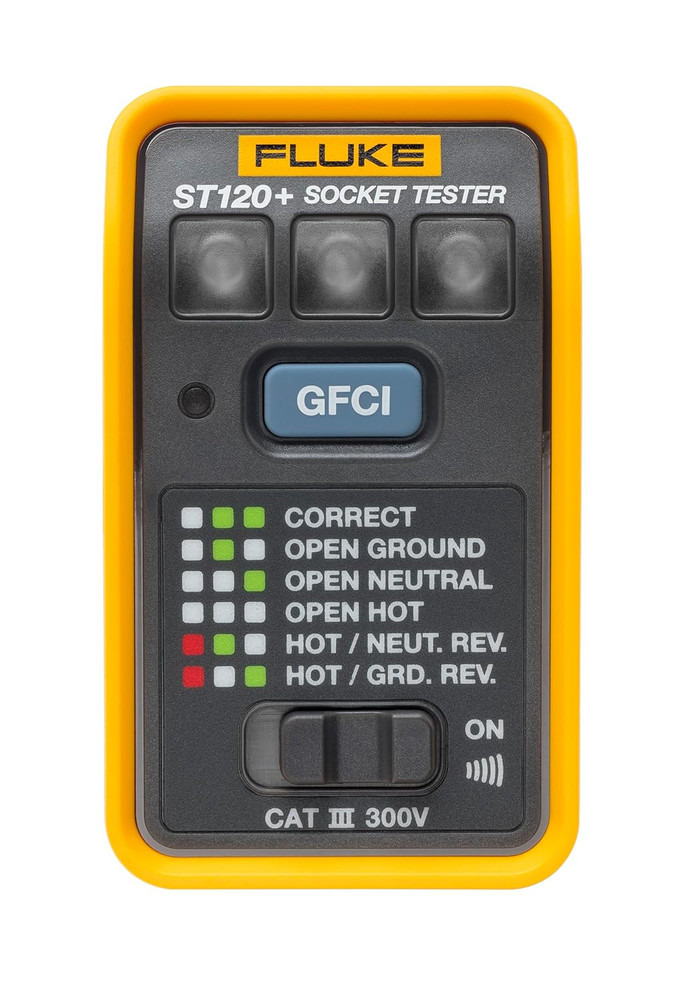 ST120+ GFCI Socket Tester with Audible Beeper