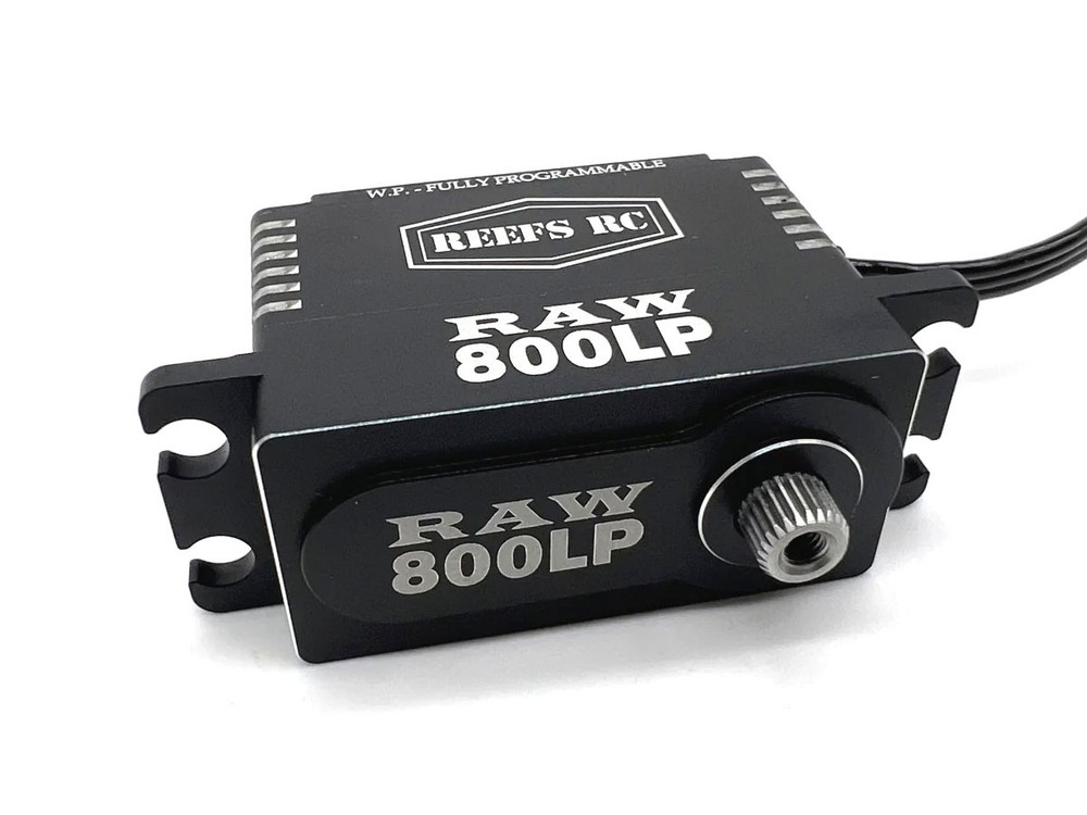 Reefs REEFS146 - RAW 800 LP Programmable Servo, .12sec / 635oz, Black