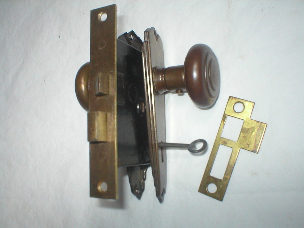 Antique Art Deco Door Hardware Set