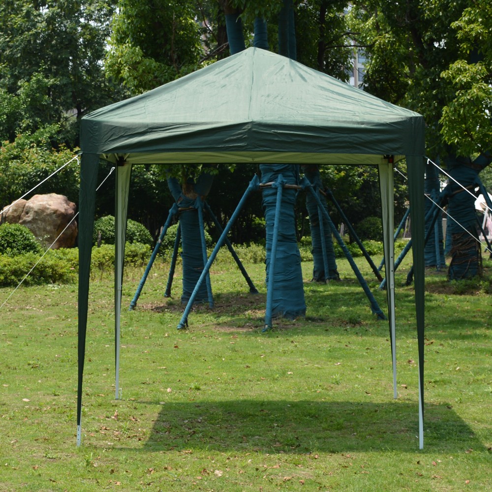 2 x 2m Practical Waterproof Right-Angle Folding Tent Green