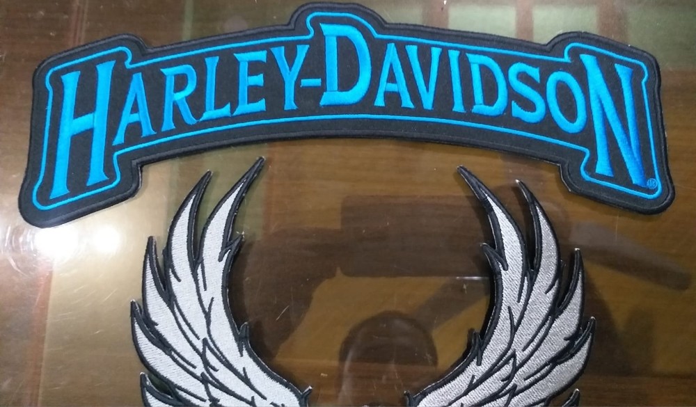Harley Davidson Embroidered patch large eagle Vest Patch.