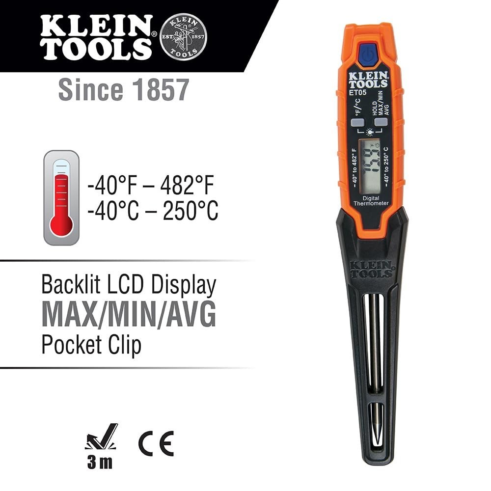 Klein Tools Digital Pocket Thermometer