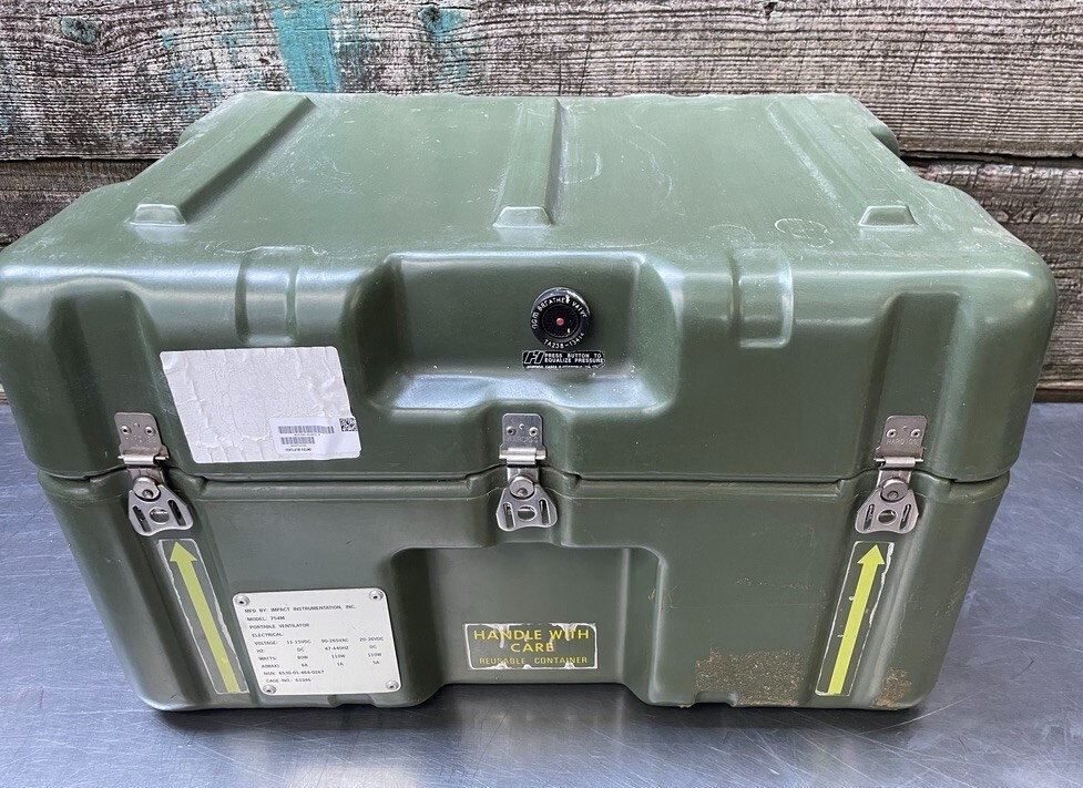 25x19x15 Exterior, Pelican Hardigg Weather Tight Transport Case Military Medical