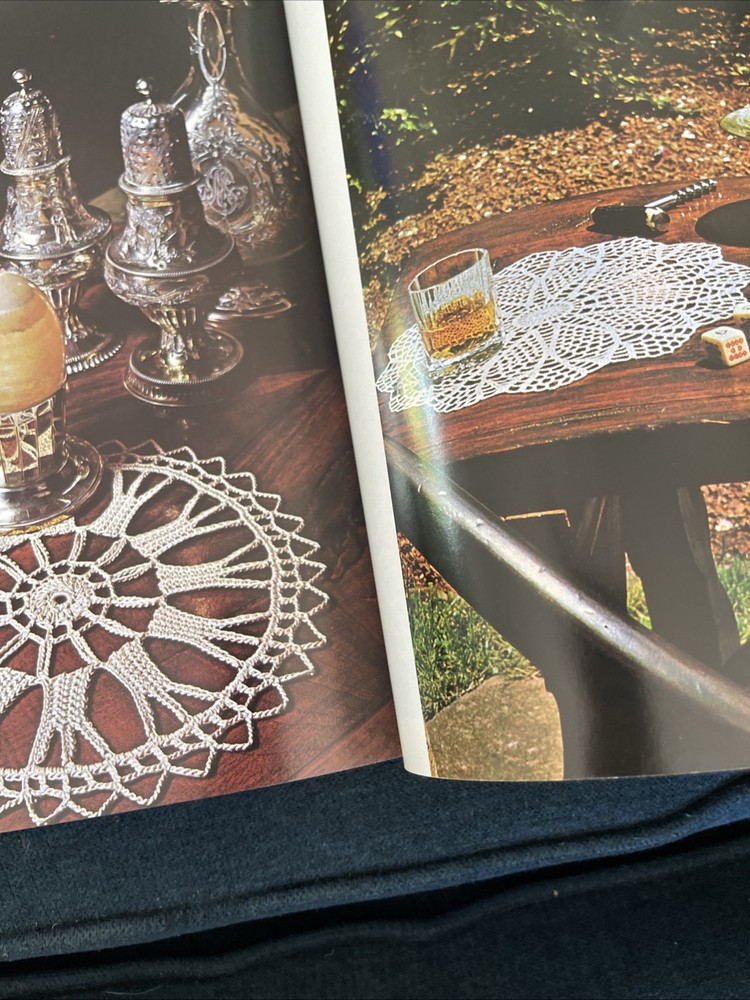 DMC Crochet Thread Pattern Book Curtains-tablecloths-placemats Patterns