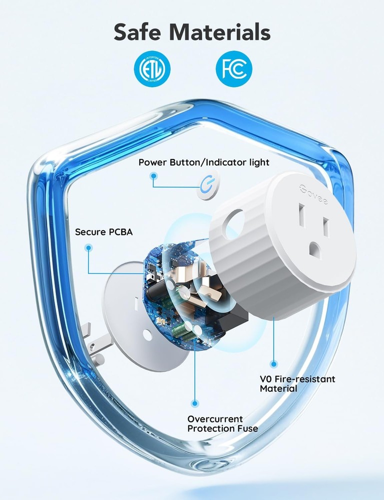 Smart Plug Wi Fi Outlet Compatible Alexa Google Assistant