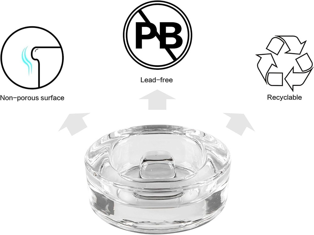 Compact Round Fermentation Weights - 4 Pack for Perfect Vegetable Fermentation