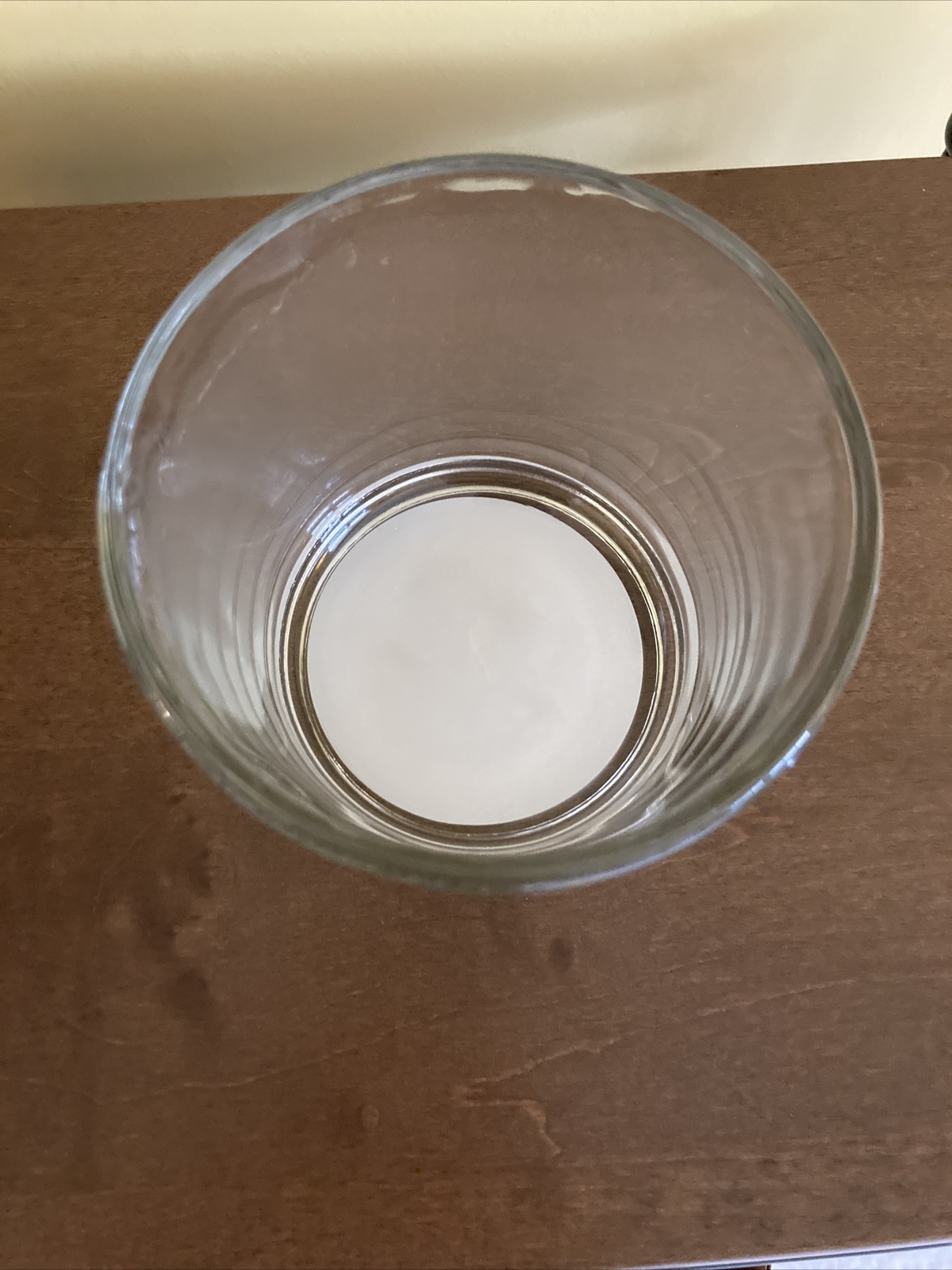 Clear Glass Candle Jar with lid, 14 oz, clean and empty, quantities available