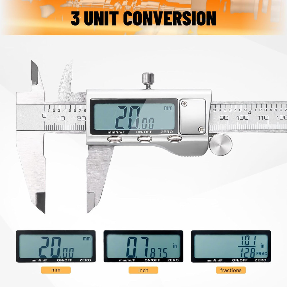 Calibrador digital de 6 pulgadas