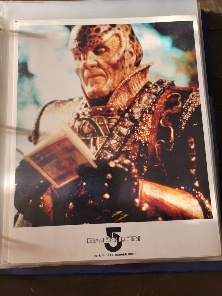 12 Different 8x10 Babylon 5 Characters photos