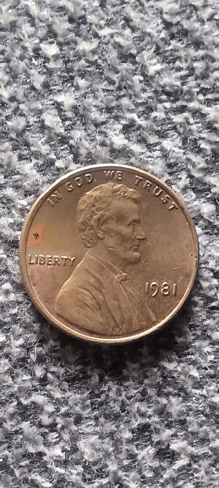 1981 Penny Double Die