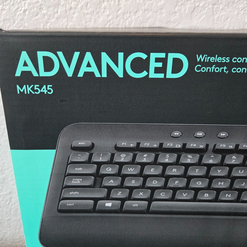 Logitech MK545 Wireless Keyboard & Mouse Advanced Combo Tested w/ Box