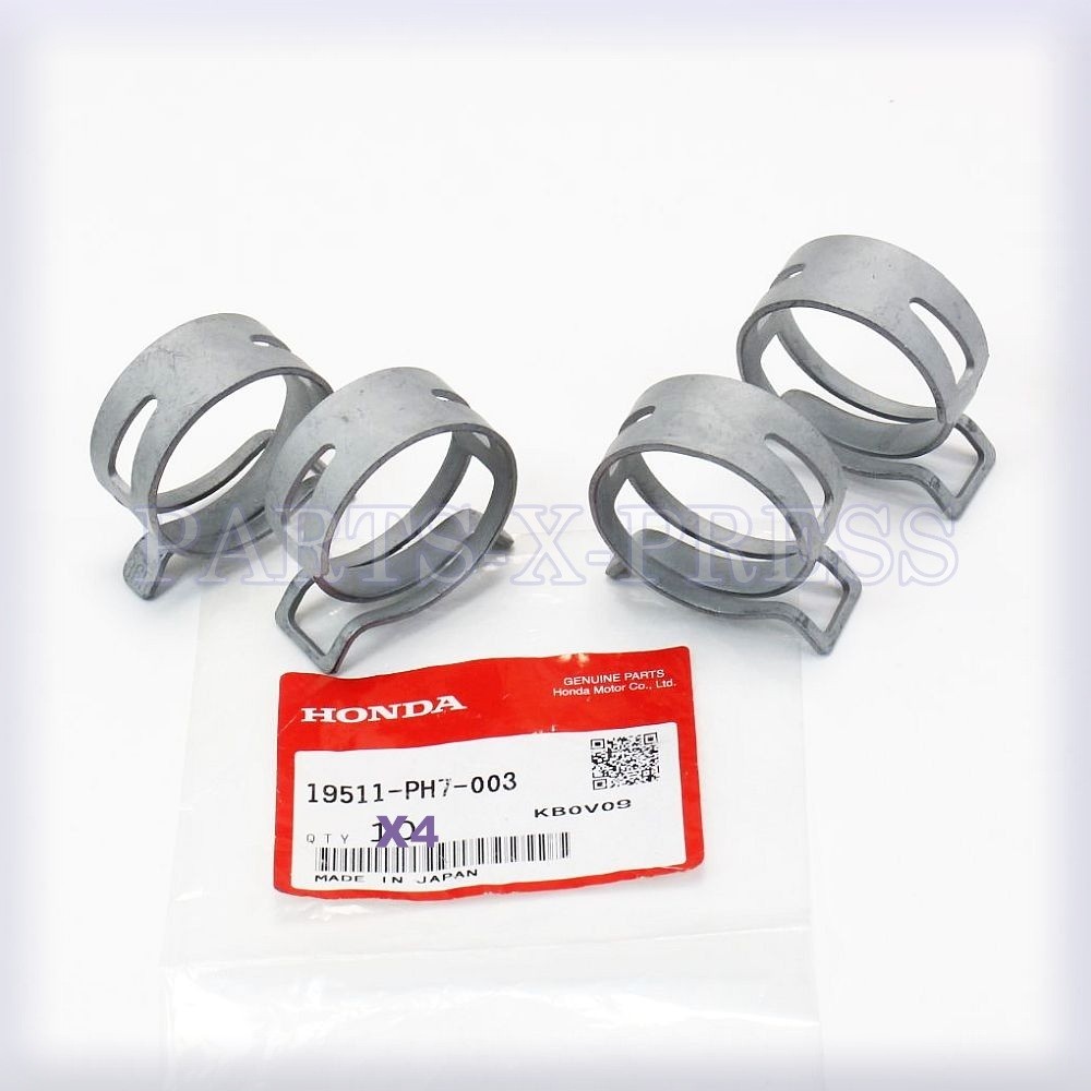 19511-PH7-003 GENUINE OEM HONDA ACURA FOUR 36.5mm CLAMPS FOR RADIATOR HOSE SET
