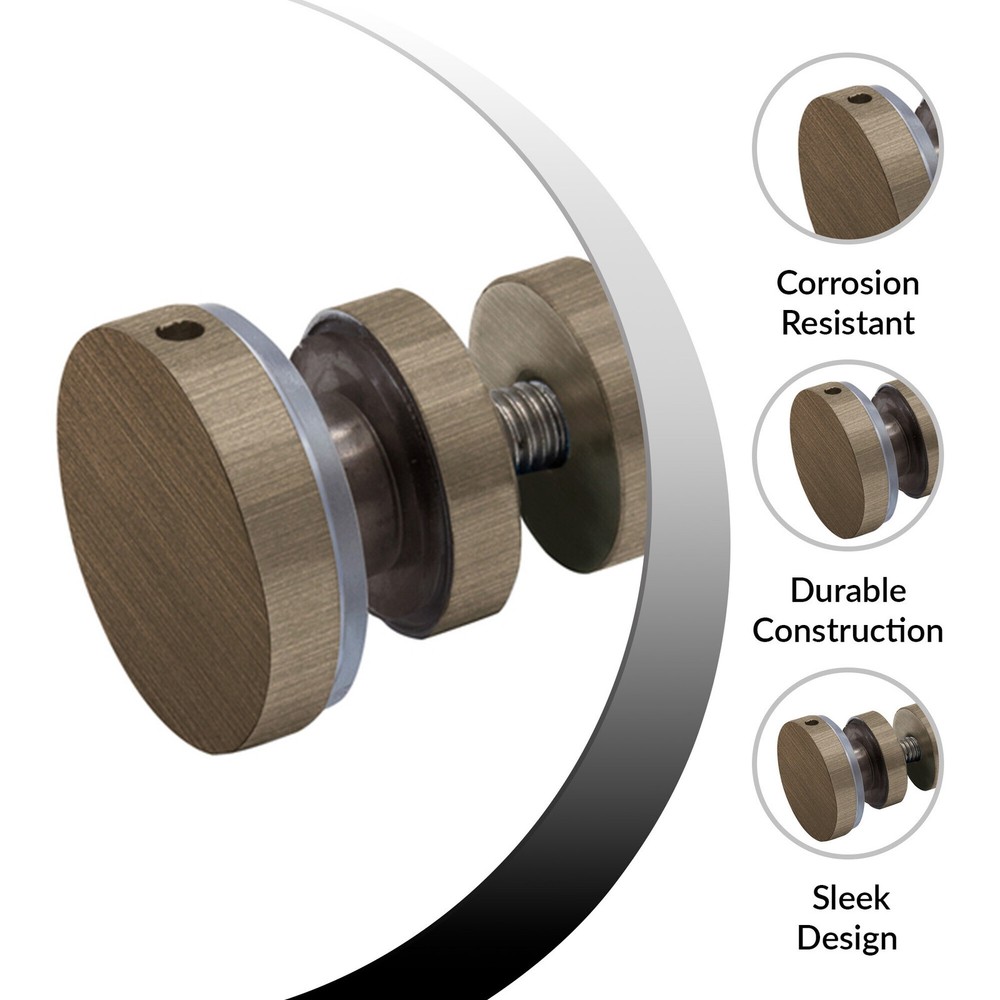 FHC DENF1BBRZ Denali Roller Bracket - Brushed Bronze