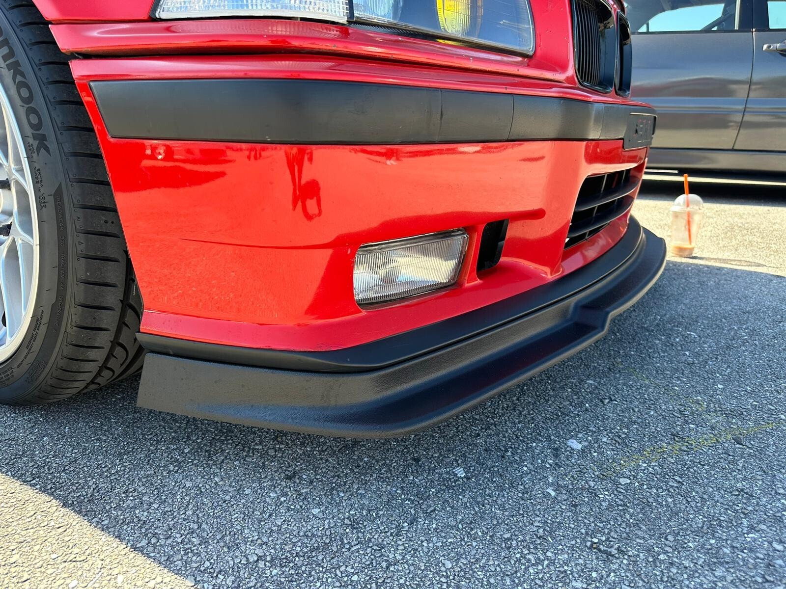 BMW E36 M3 front splitter lip spoiler textured abs plastic