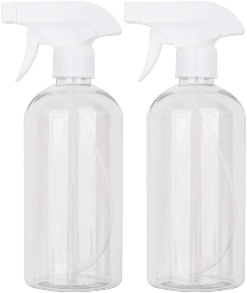 UUJOLY 17 Oz Plastic Spray Bottle Trigger Empty Spray Bottles Clear Refillable C