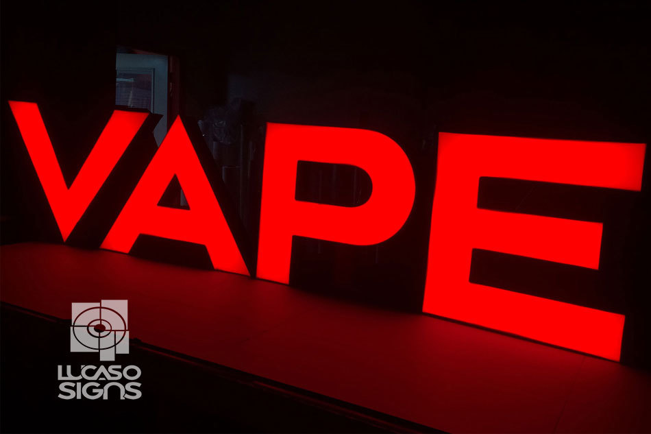 Custom Led Letters Illuminated Signs for Business Outdoor signage